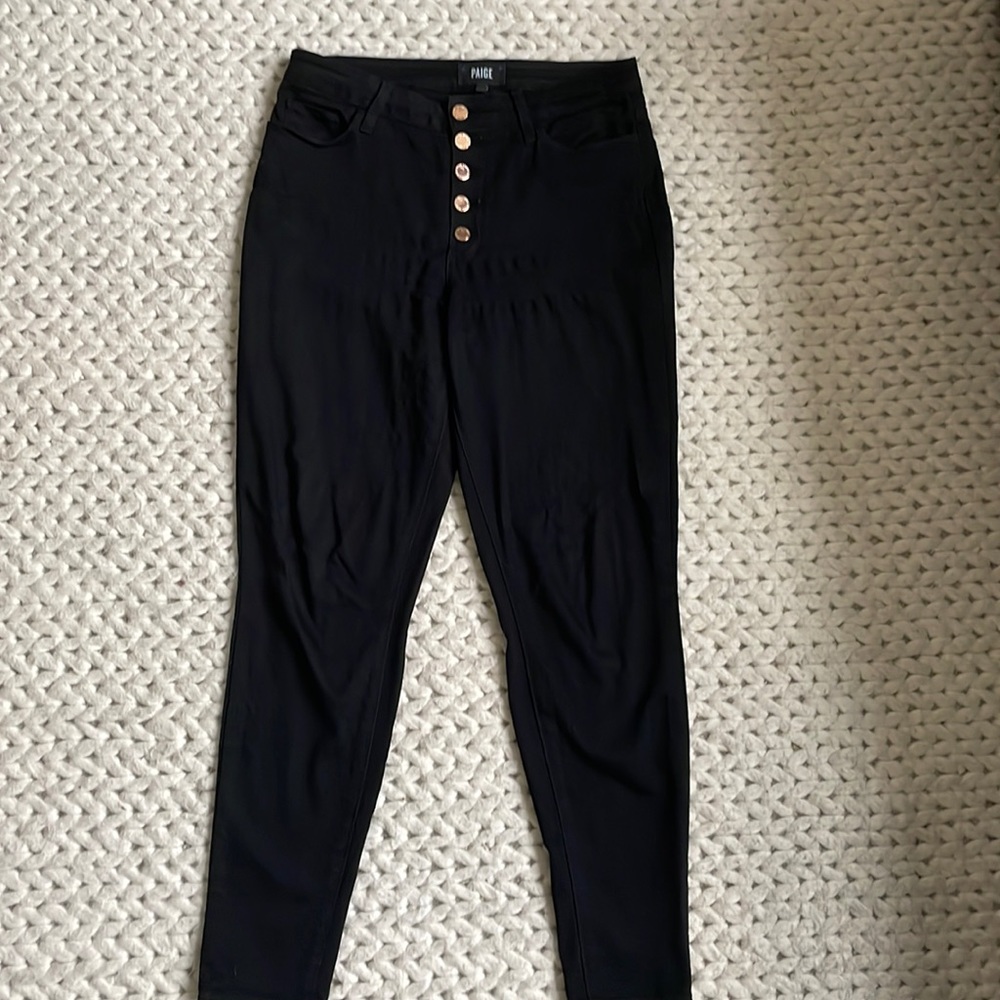 Black PAIGE skinny jeans